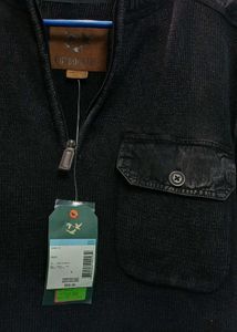 MEN'S CHARCOAL BLACK SWEATER