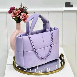 Stylish Quilted Tote Bag soft like a cushions