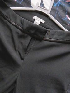 Black Straight Leg Trousers for women