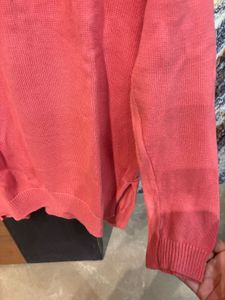 Benetton Coral Knit Sweater