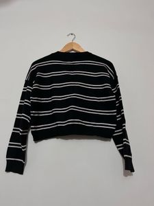 Striped Cropped Sweater