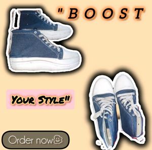 Denim Sneakers Shoes (Shoe)Blue