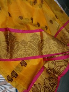 Yellow Colour Saree