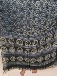 Elegant Black &amp; Grey Sari