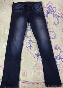 Dark Blue Denim Jeans