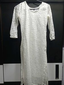 Elegant White Lace Dress