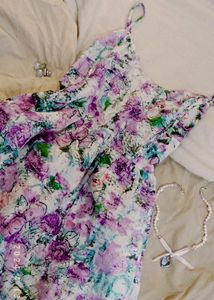 Floral Coquette Dress