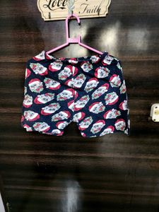 Cute Santa Cat Shorts 🐈 🎄