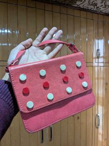 Stylish Pink Sling Bag for Girls 🎀✨