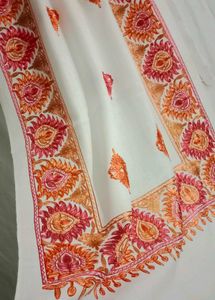 New Kashmiri Embroidered Woollen Shawl For Women