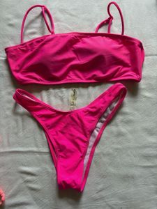 Sexy Hot Pink Bikini Set