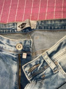 Lee Cooper Distressed  Denim Capris