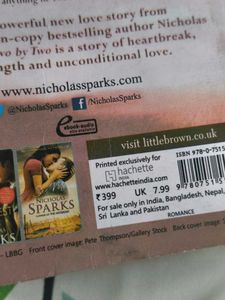 TwobyTwo By Nicholas Sparks