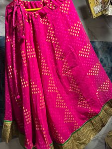 Pink Ethnic Skirt