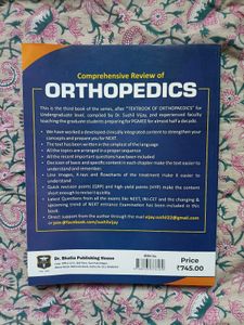 Orthopedics Review Book - NEET/NEXT/IN-CET PG Exam