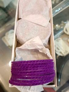 Purple Bangles Set