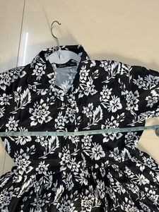 black full flair gown