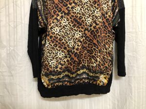 Black Printed Top