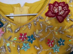 Choli Suit Hand Work & Diomand With Embrodary
