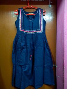 Navy Blue Midi Dress