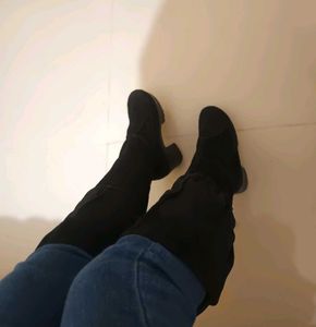 Over the Knee Black Boots – Party &amp; Casual Wear