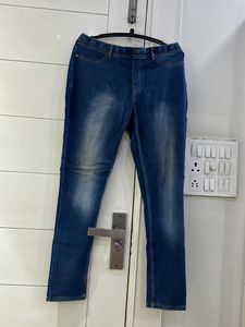 Go Colors Blue Jegginge Size XL