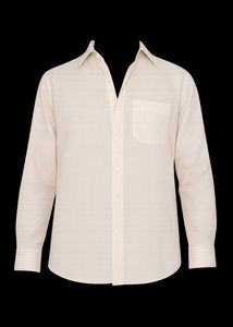 Men's Linen Striped Shirt