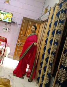 Beautiful Saree With Stitched Blouse