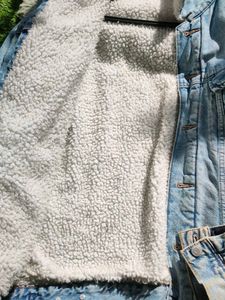 H&amp;M Co &amp; Denim Jeans Jacket Woolen XL 42