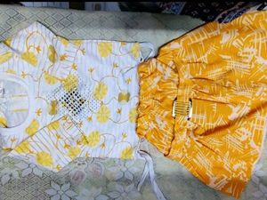 Girls Top And Skirt Set