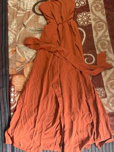 Rust Colored Jumpsuit made in Thailand Mika brand