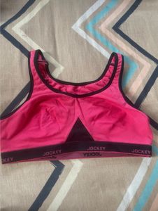 Pink Jockey Sports Bra