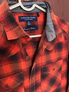 Red &amp; Black Flannel Shirt – Premium Cotton