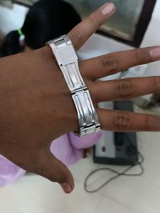 Stylish Silver &amp; Blue Watch