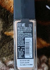 Maybelline Fit Me Foundation - Shade 128