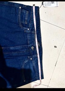 Denim Cargo Jeans