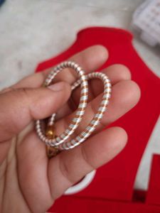 Beautiful Adjustable Silver Mix Kada