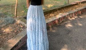 Pinteresty blue Maxi Skirt