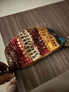Embroidered Clutch