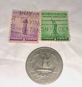 1950s rare USA stamps