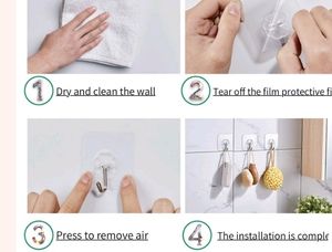 10pcs Self Adhesive Hooks