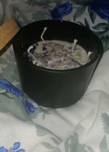 Amethyst Pentacle 5 Wick Lavender Scented Candle