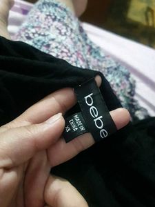 N. BEBE SEXY BLACK BODYCON