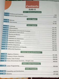 Mathematics Class 12th UP Board Book
