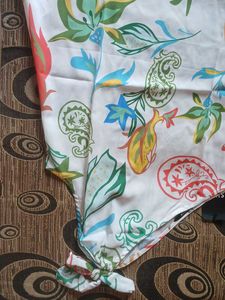 Floral Print Ethnic Skirt