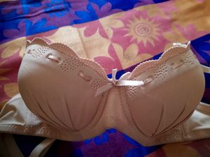 Push Up Rose Silk Nude Bra