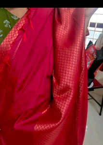 Red Banarasi Silk Saree