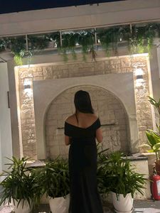 Elegant Black Maxi Dress with tag