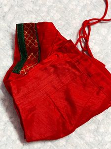 Red Blouse | Saari Blowse