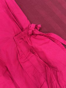 Pink Cargo Style Joggers